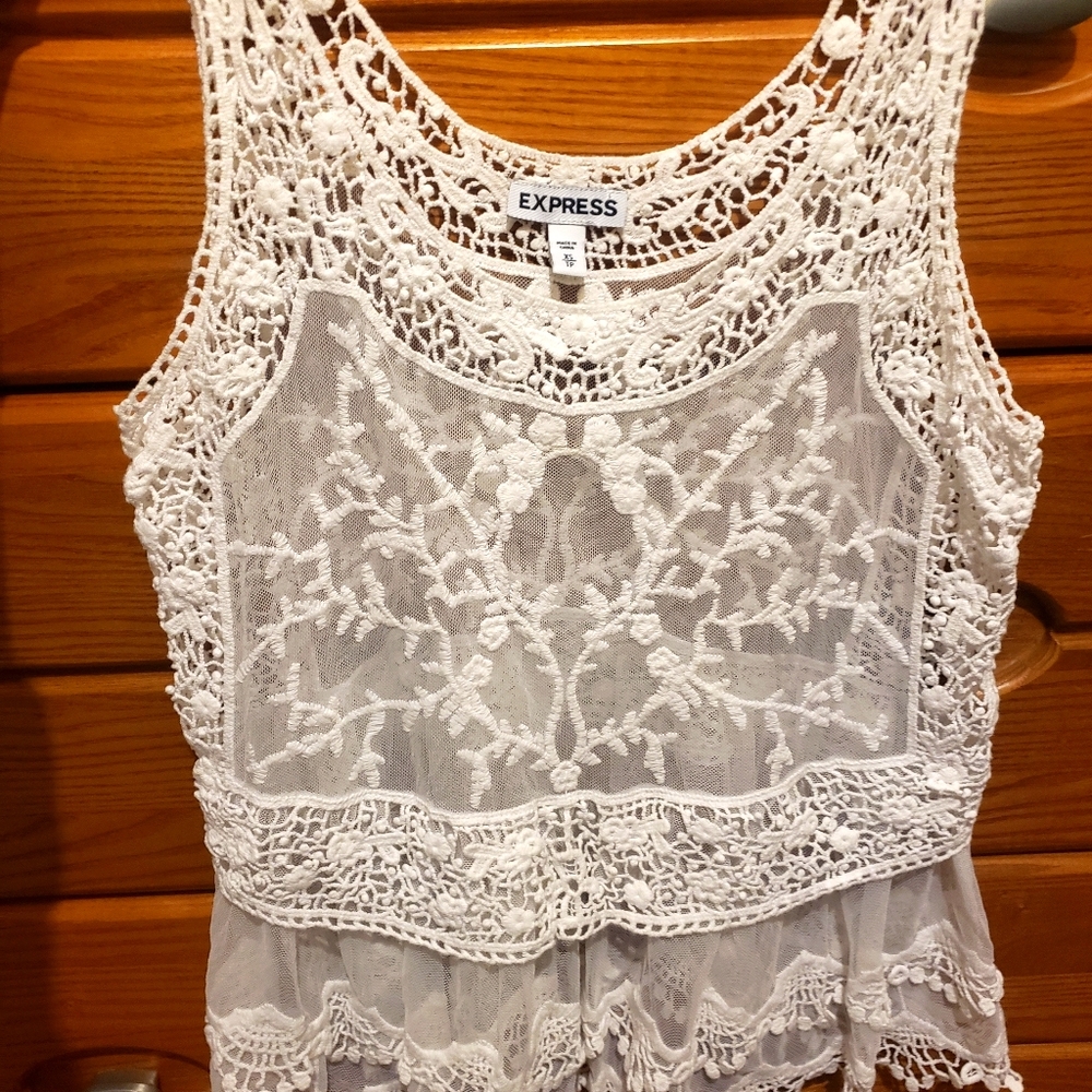 *2 for 20* Express White Tank Top